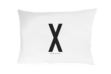 Taie d'oreiller Design Letters 70x50 cm - X - Design Letters