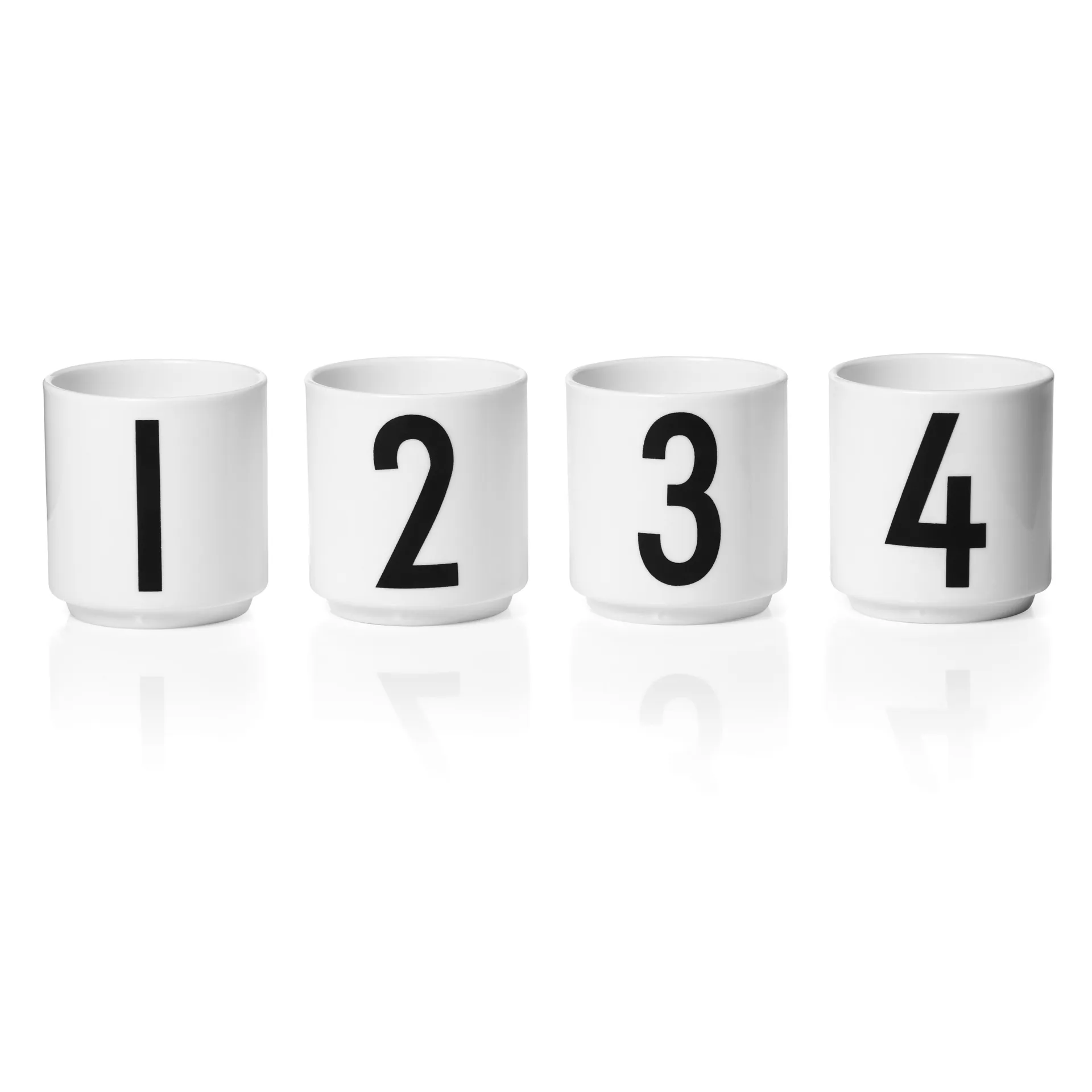 Tasse à expresso Design Letters, White Design Letters