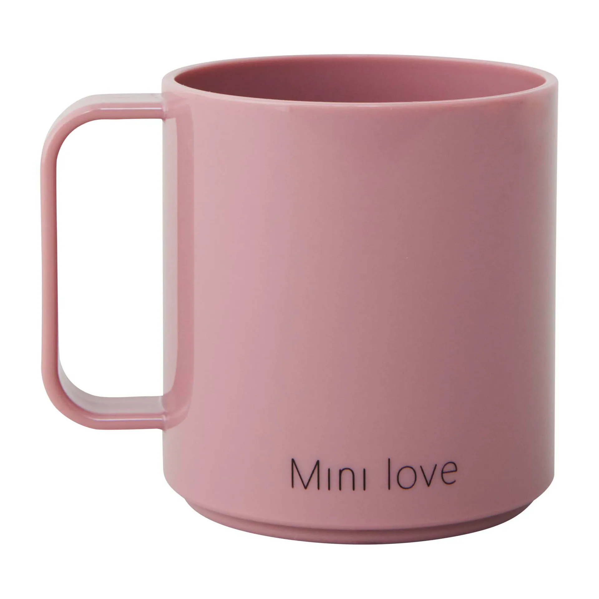 Tasse avec poignée Design Letters Mini Love, Ash rose Design Letters