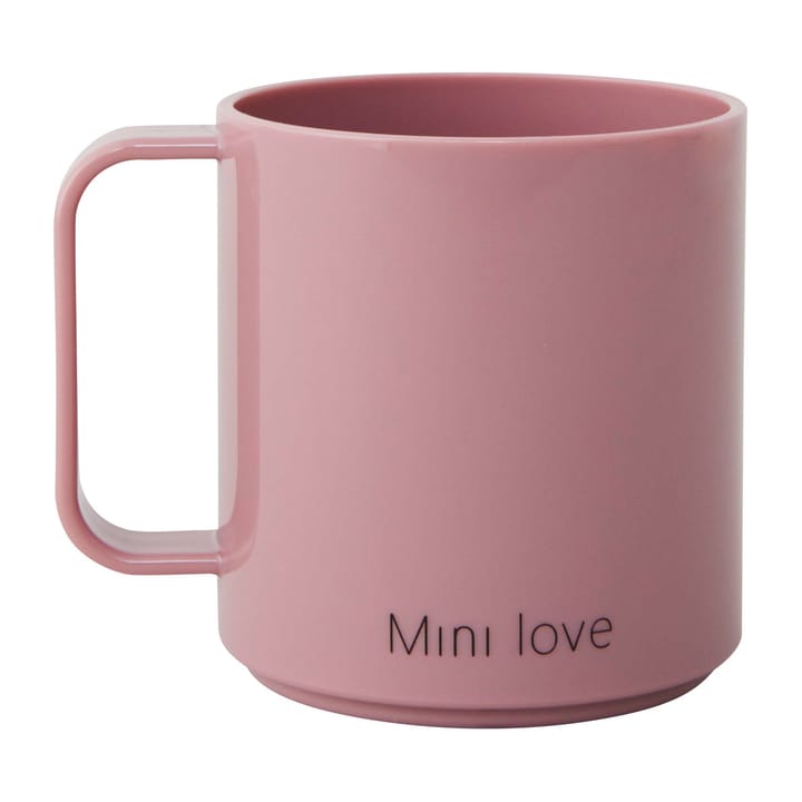 Tasse avec poignée Design Letters Mini Love - Ash rose - Design Letters