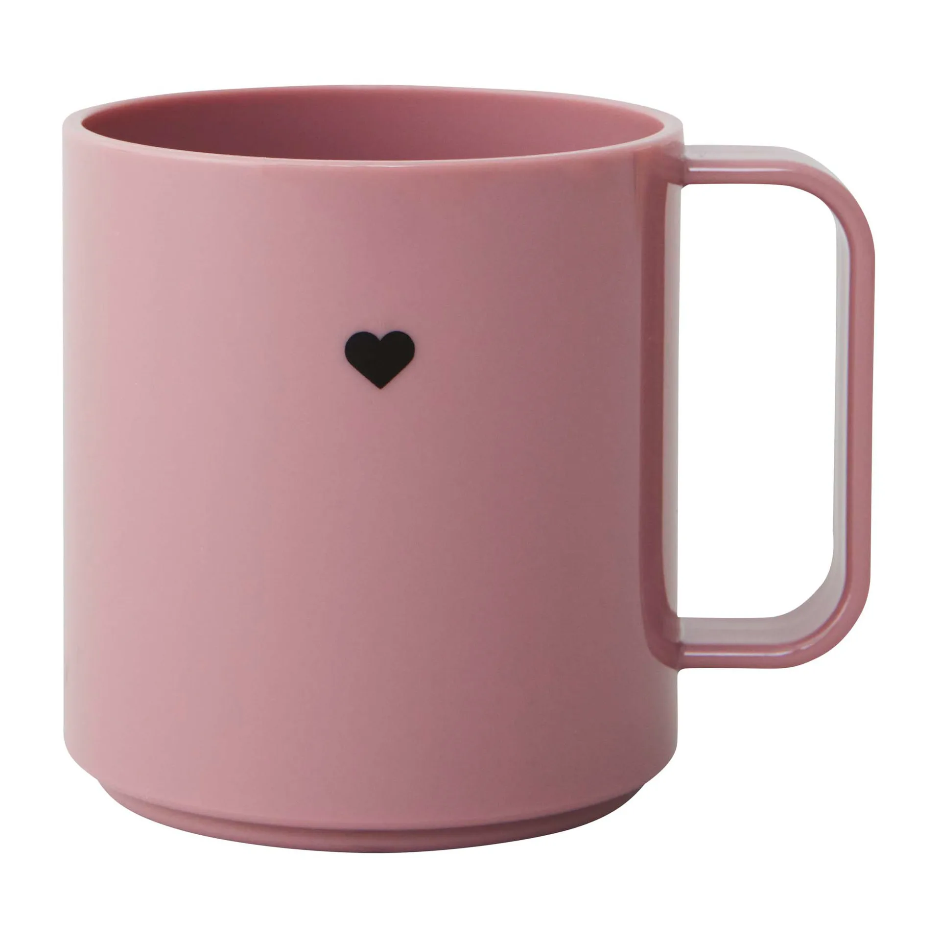 Tasse avec poignée Design Letters Mini Love, Ash rose Design Letters