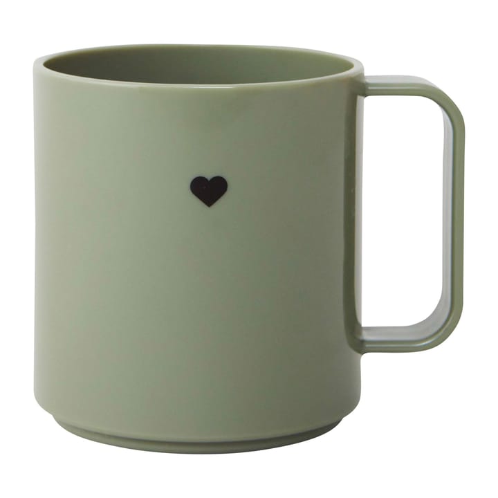 Tasse avec poignée Design Letters Mini Love - Olive green - Design Letters