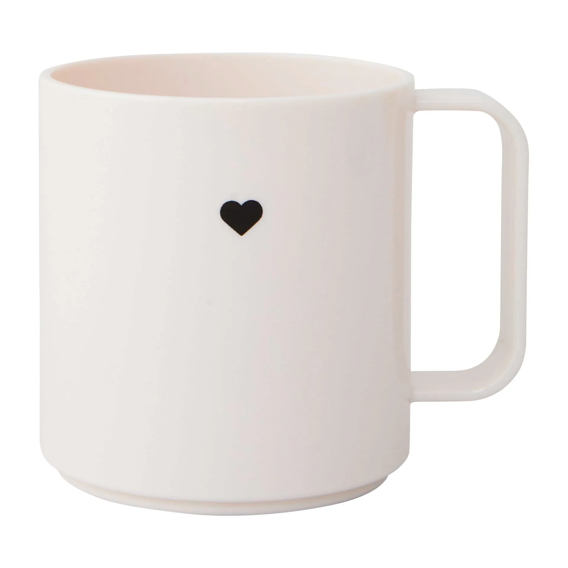 Tasse avec poignée Design Letters Mini Love, White Design Letters