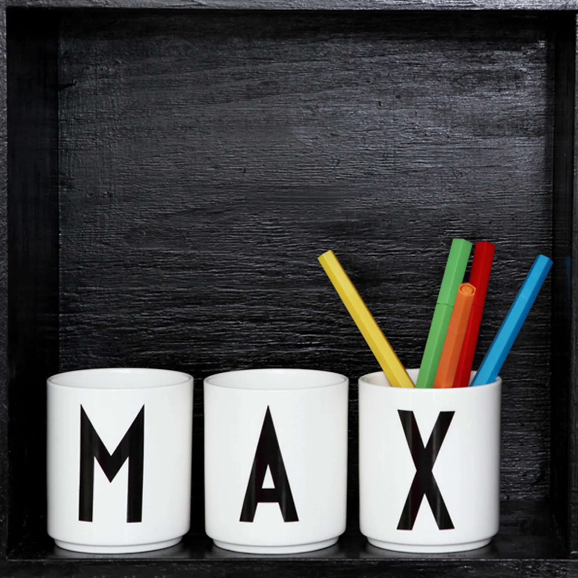 Tasse Design Letters, A Design Letters