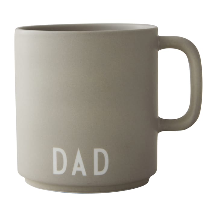 Tasse Design Letters avec poignée 25 cl - Cool grey - Design Letters