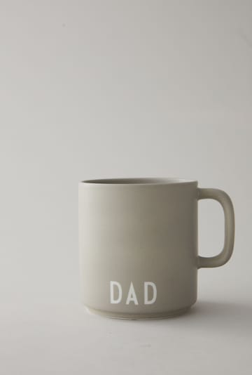 Tasse Design Letters avec poignée 25 cl - Cool grey - Design Letters