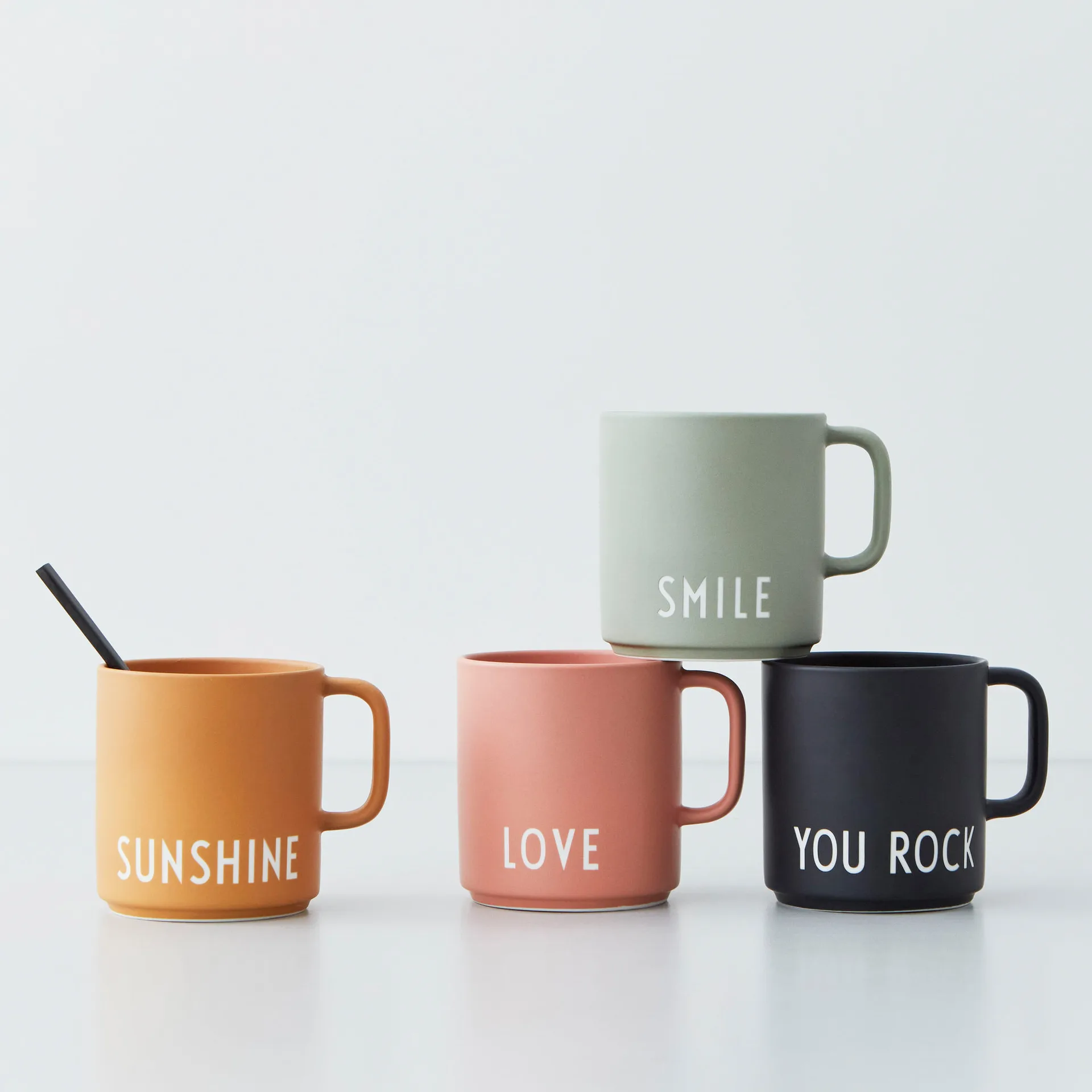 Tasse Design Letters avec poignée 25 cl, You rock Design Letters