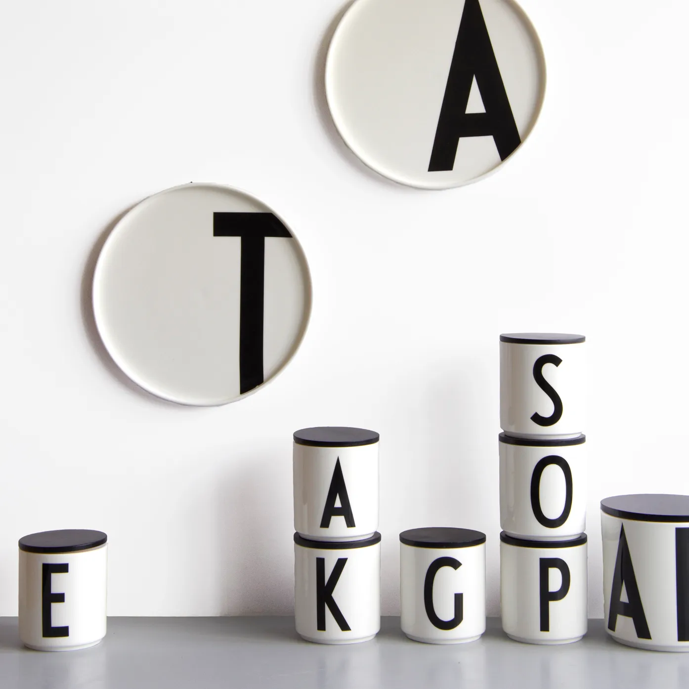 Tasse Design Letters, E Design Letters