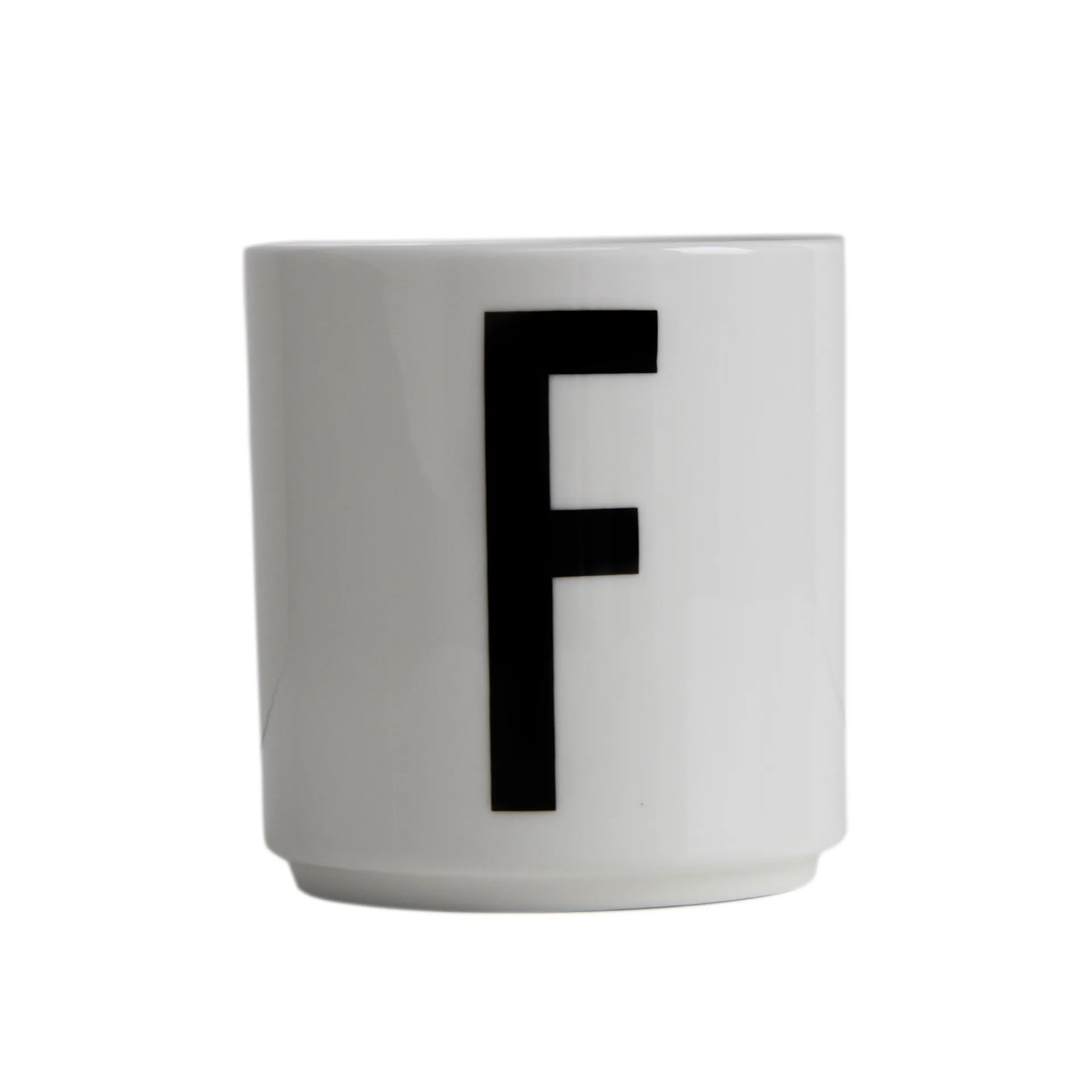 Tasse Design Letters, F Design Letters