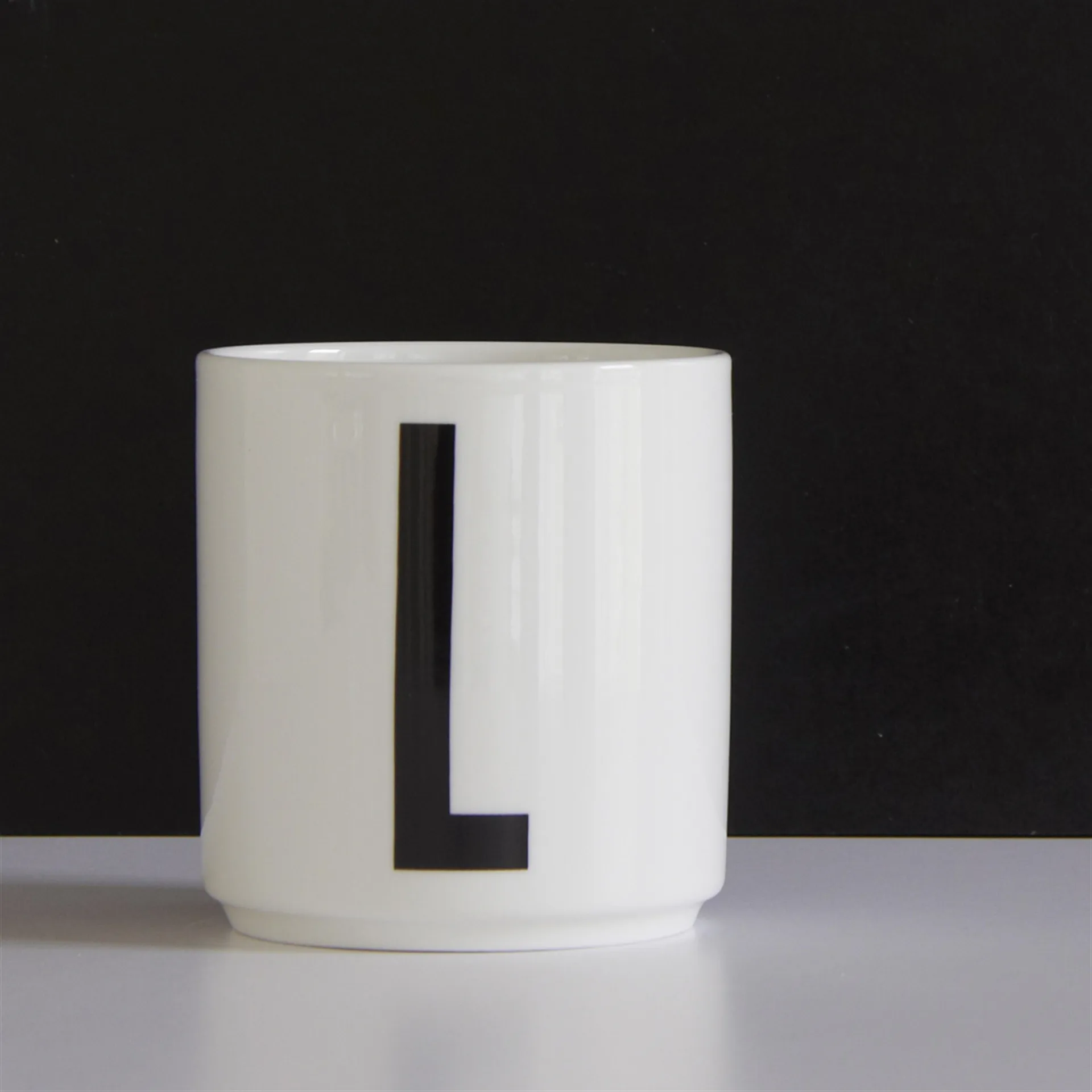 Tasse Design Letters, L Design Letters