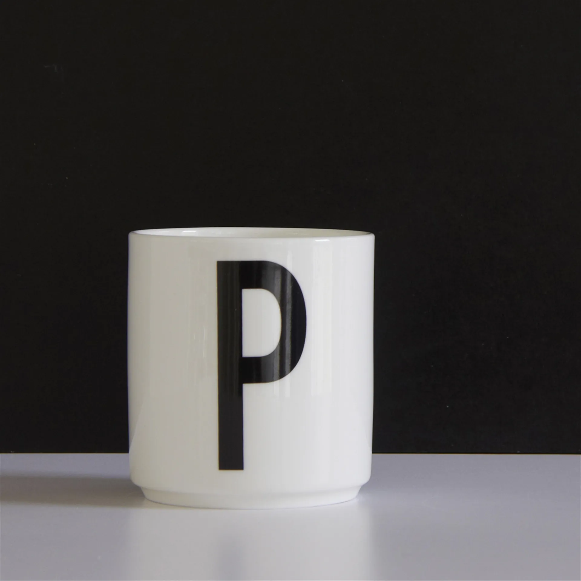 Tasse Design Letters, P Design Letters