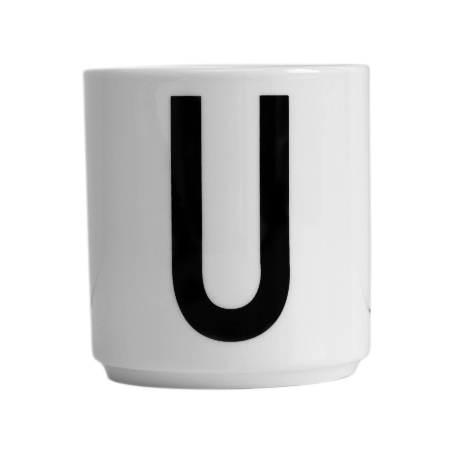 Tasse Design Letters, U Design Letters