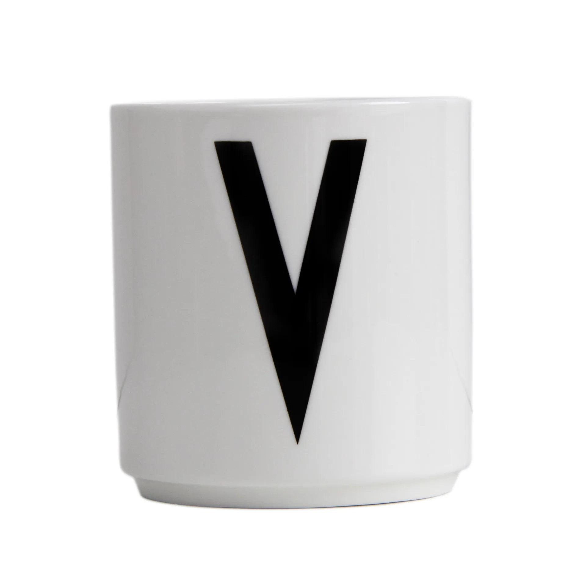Tasse Design Letters, V Design Letters