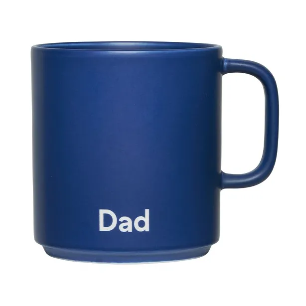 Tasse Design Letters VIP avec poignée 25 cl, Dad Design Letters