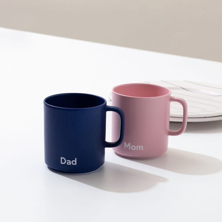 Tasse Design Letters VIP avec poignée 25 cl, Dad Design Letters