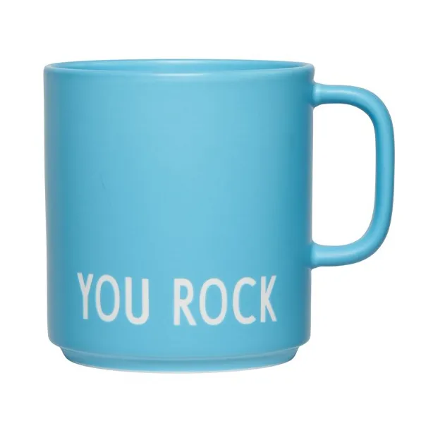 Tasse Design Letters VIP avec poignée 25 cl, You rock Design Letters