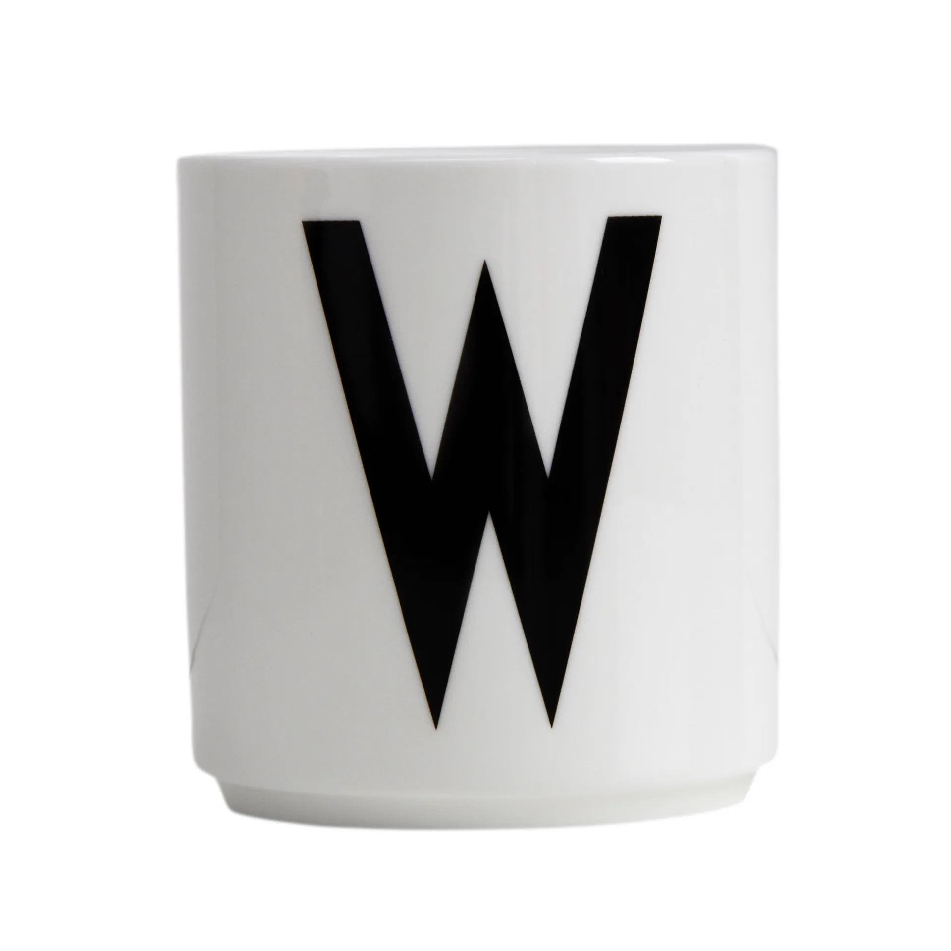 Tasse Design Letters, W Design Letters