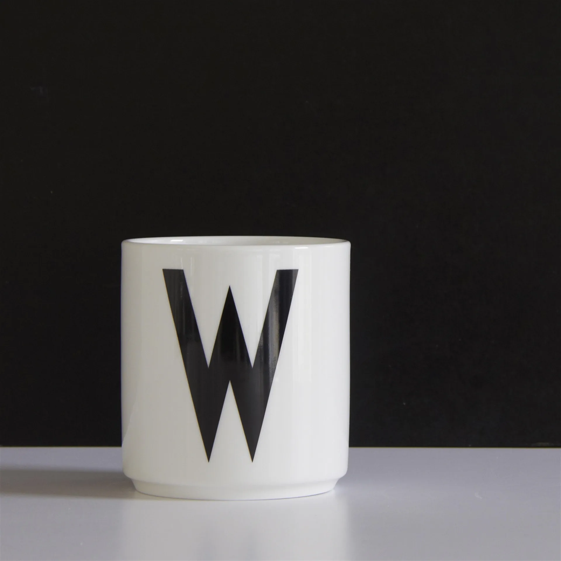 Tasse Design Letters, W Design Letters