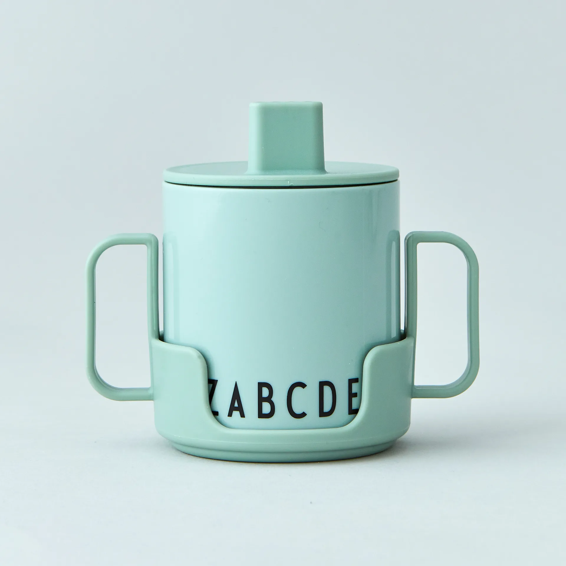 Tasse enfant Eat & Learn, Vert Design Letters
