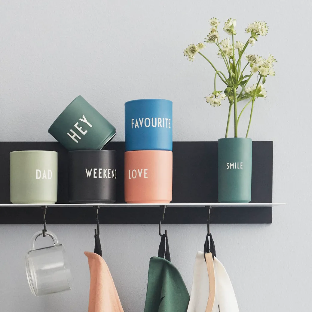 Tasse favorite Design Letters 25 cl, Dad/Love-green Design Letters