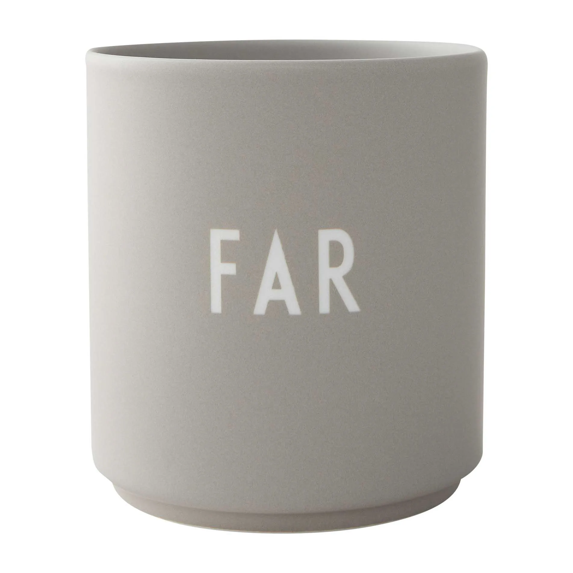 Tasse favorite Design Letters 25 cl, Far-grey Design Letters
