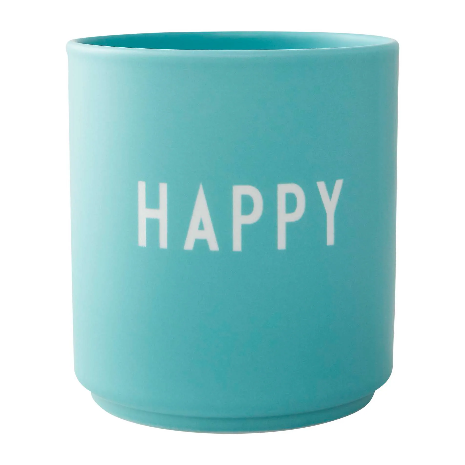 Tasse favorite Design Letters 25 cl, Happy-aqua blue Design Letters