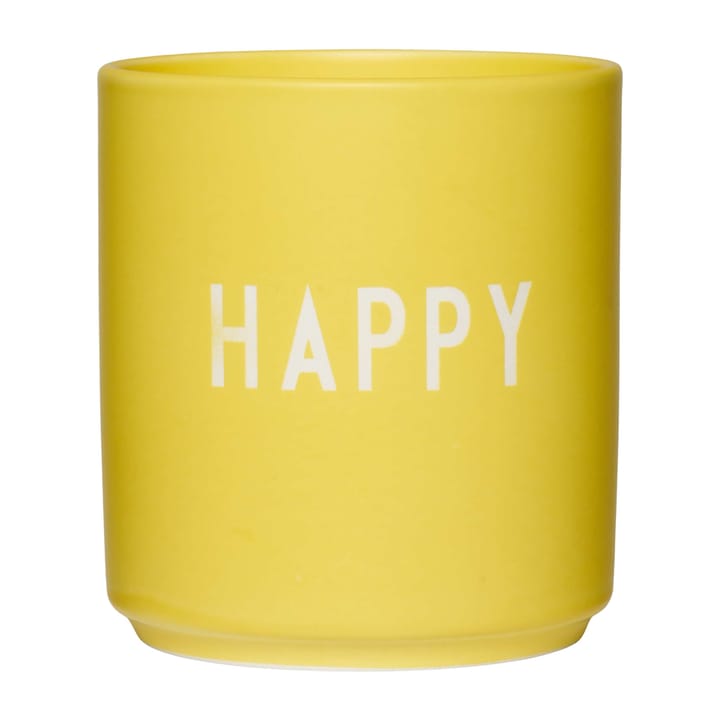 Tasse favorite Design Letters 25 cl - Happy-yellow - Design Letters