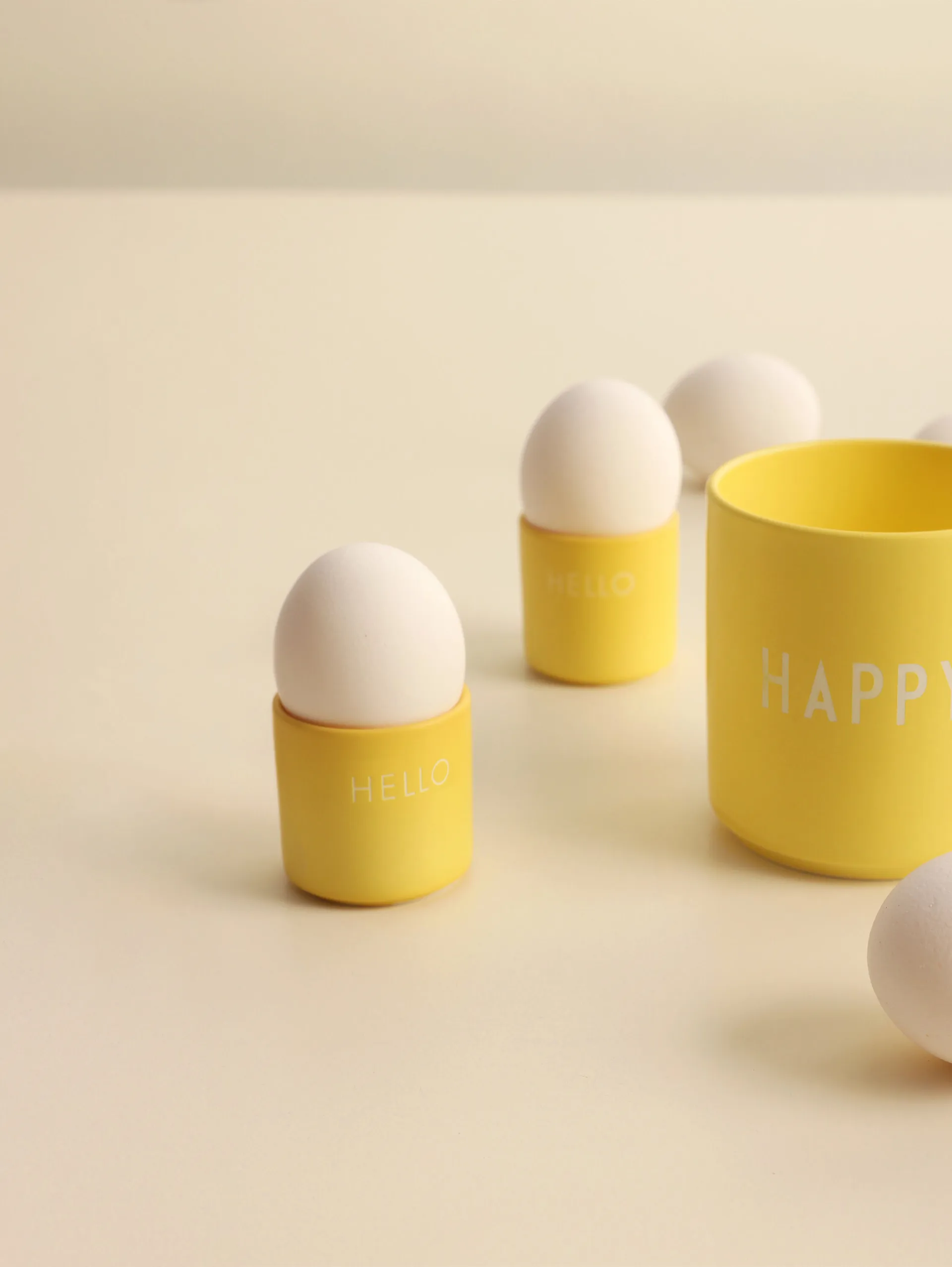 Tasse favorite Design Letters 25 cl, Happy-yellow Design Letters