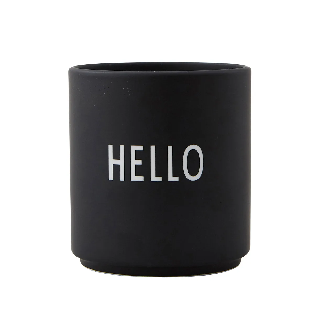 Tasse favorite Design Letters 25 cl, Hello-black Design Letters