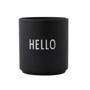 Tasse favorite Design Letters 25 cl - Hello-black - Design Letters