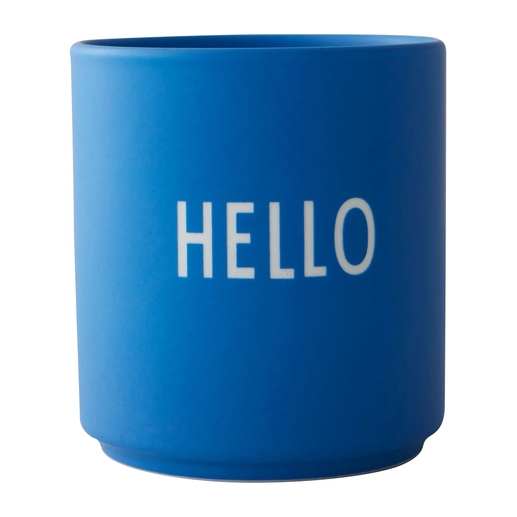 Tasse favorite Design Letters 25 cl, Hello-cobalt blue Design Letters