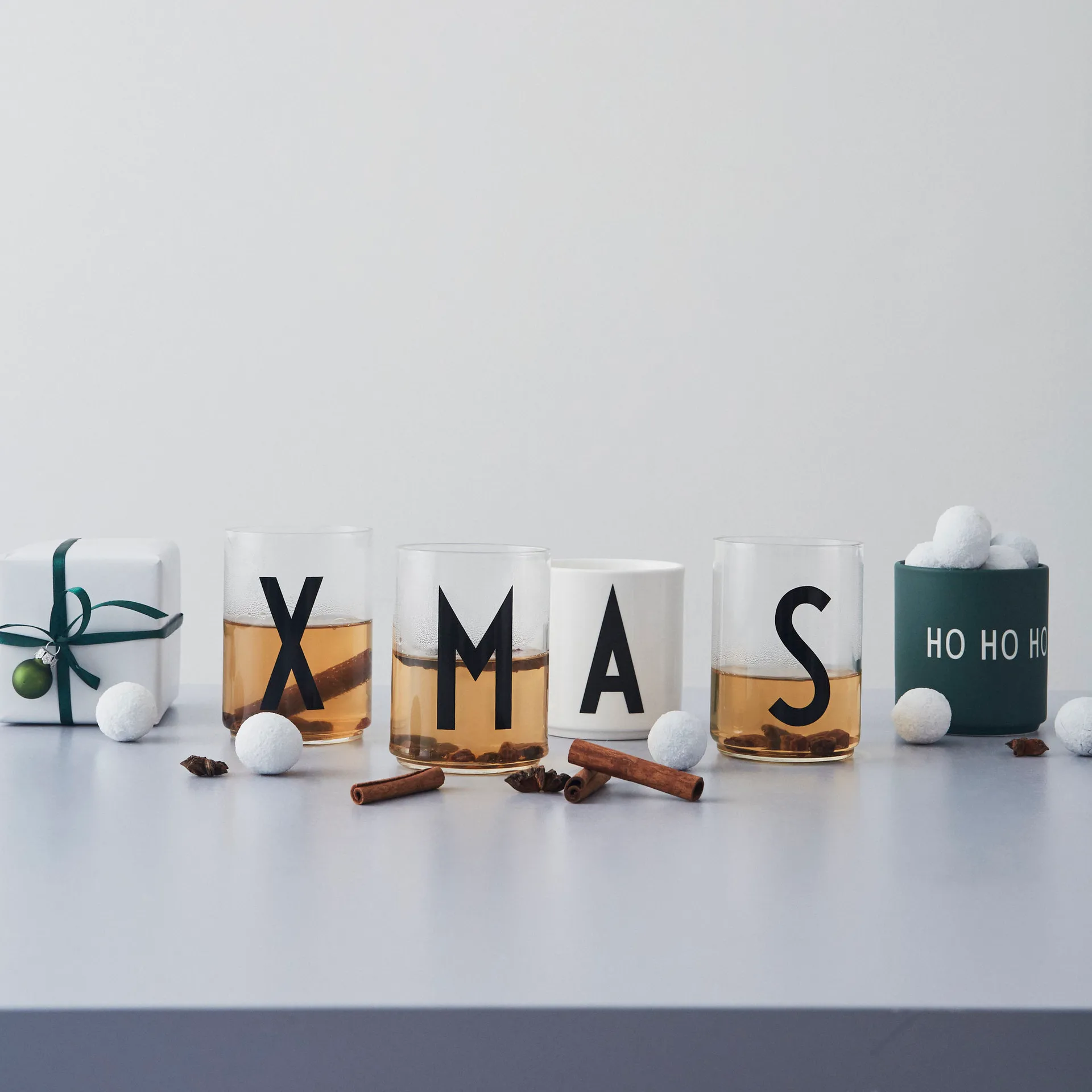 Tasse favorite Design Letters 25 cl, Ho Ho Ho (Vert) Design Letters
