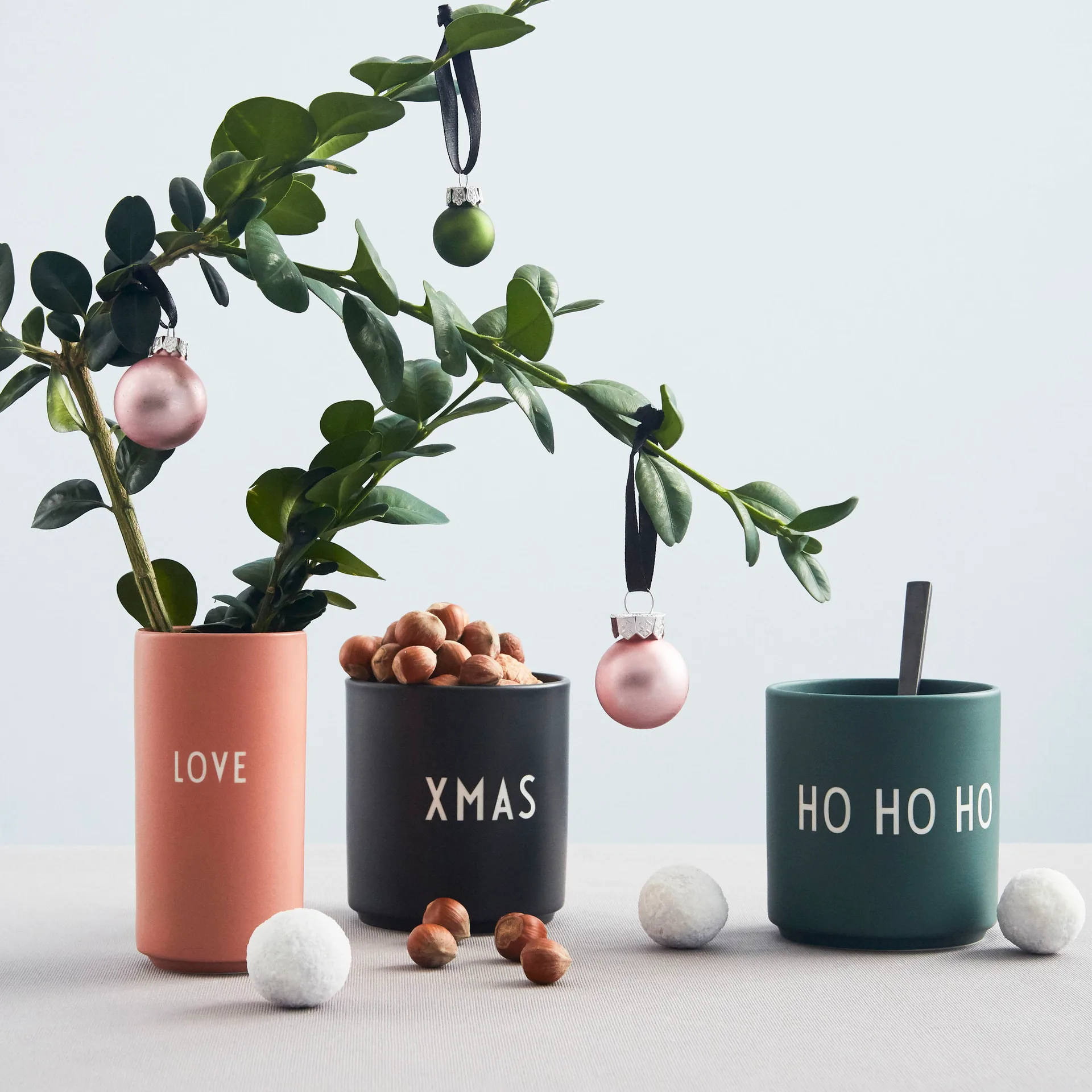 Tasse favorite Design Letters 25 cl, Ho Ho Ho (Vert) Design Letters