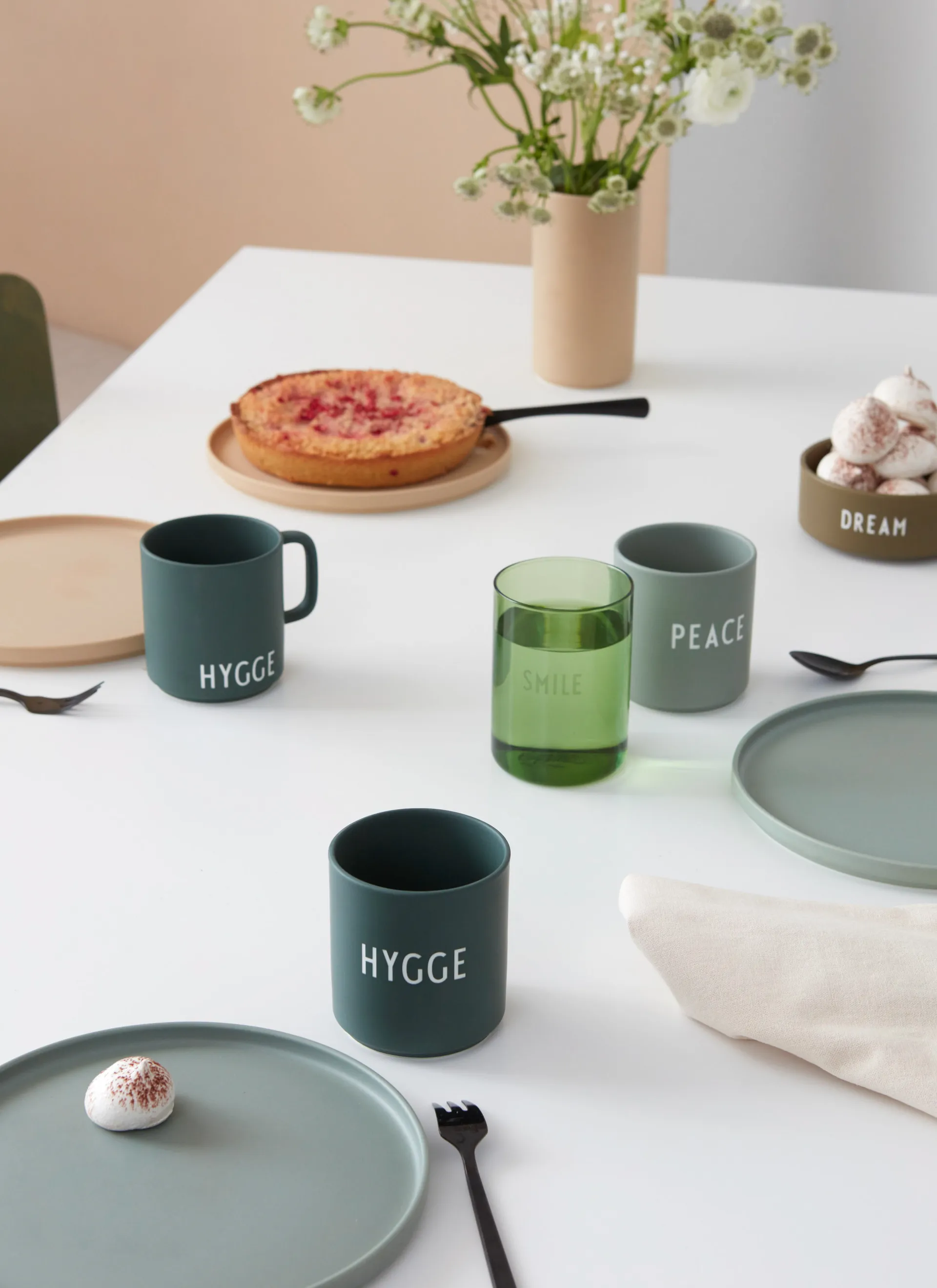 Tasse favorite Design Letters 25 cl, Hygge-dark green Design Letters
