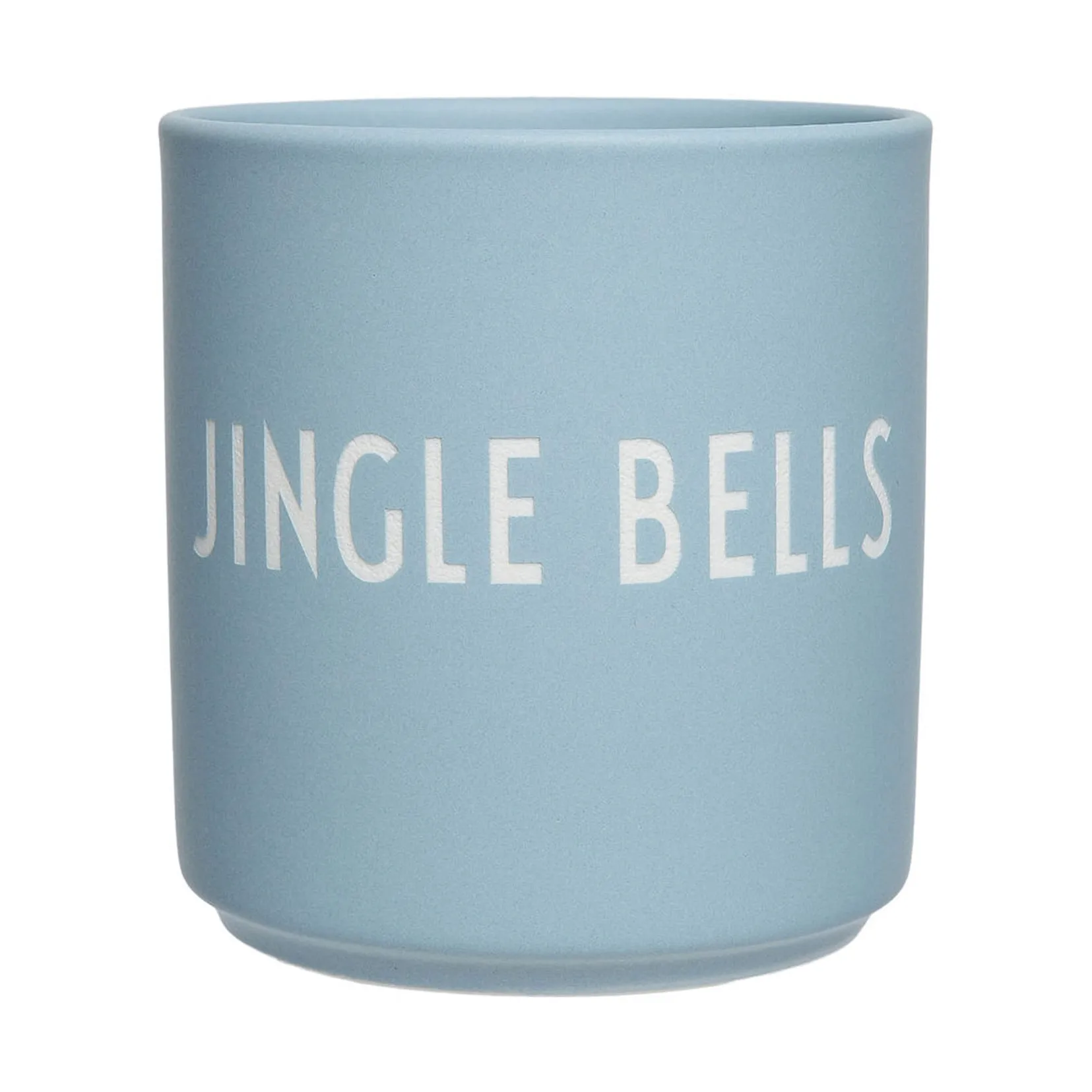 Tasse favorite Design Letters 25 cl, Jingle bells-light blue Design Letters