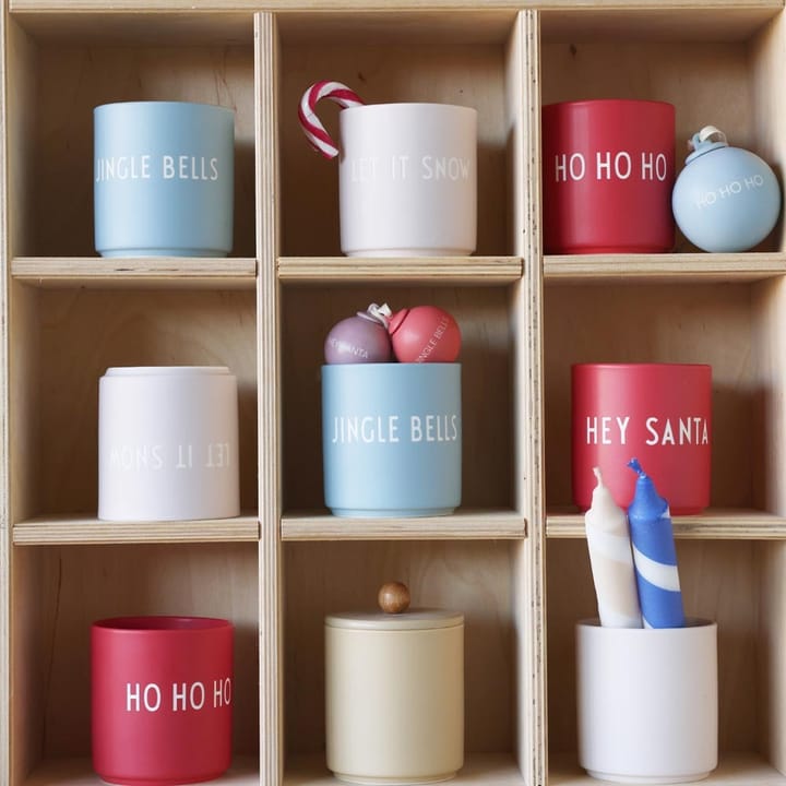 Tasse favorite Design Letters 25 cl, Jingle bells-light blue Design Letters