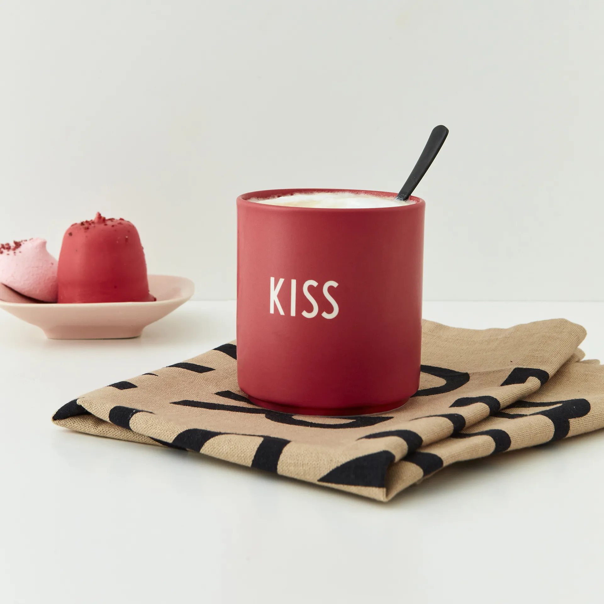 Tasse favorite Design Letters 25 cl, Kiss-rose Design Letters
