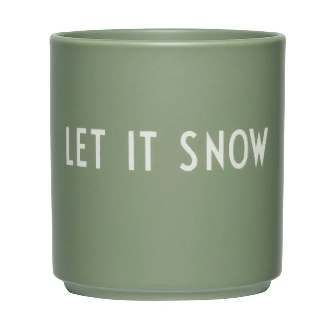 Tasse favorite Design Letters 25 cl, Let it snow Design Letters