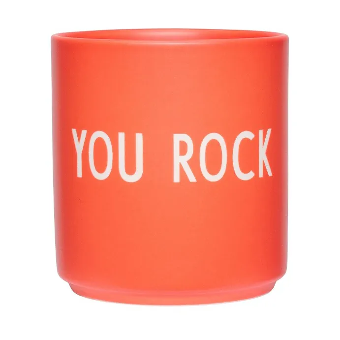 Tasse favorite Design Letters 25 cl, Red, Fashion Colour Collection Design Letters