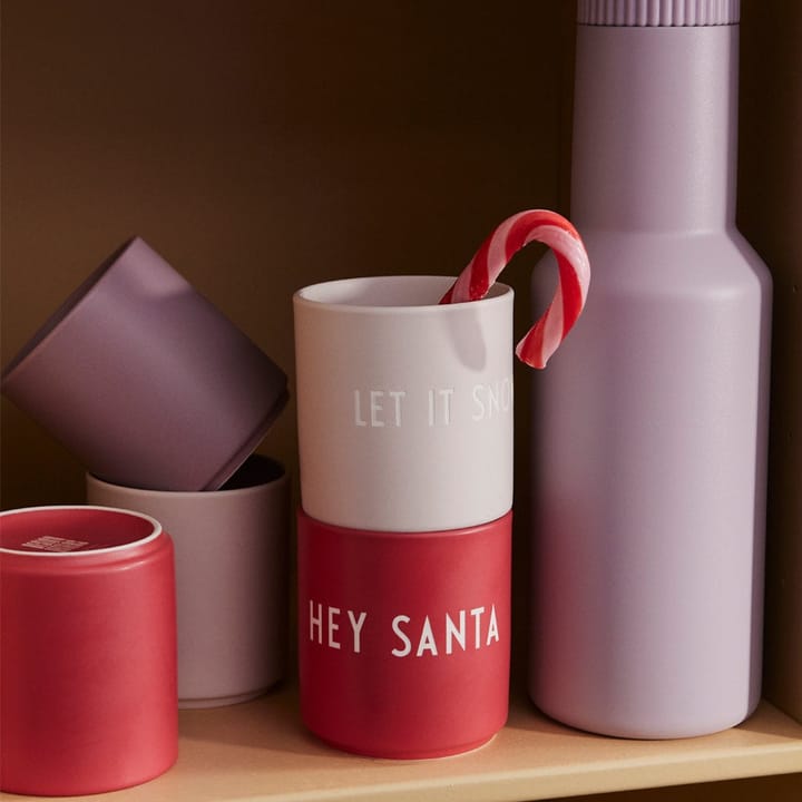 Tasse favorite Design Letters 25 cl, Santa-faded rose Design Letters
