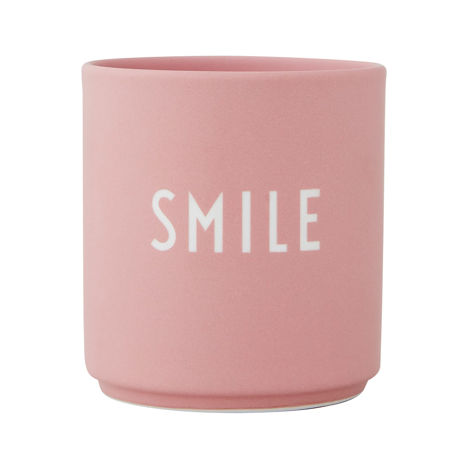 Tasse favorite Design Letters 25 cl, Smile-old rose Design Letters