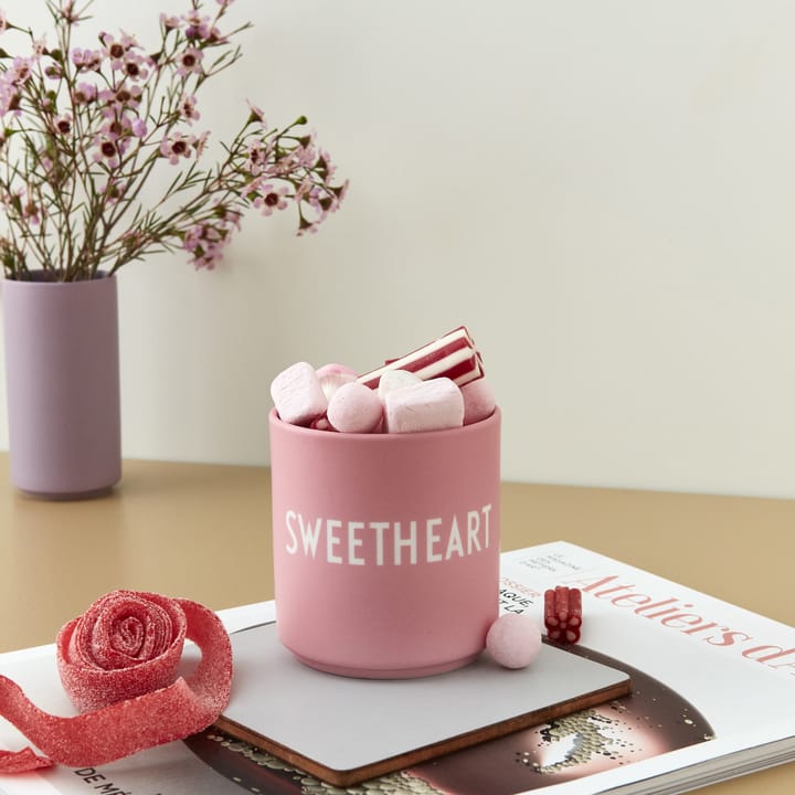 Tasse favorite Design Letters 25 cl, Sweetheart-pink Design Letters