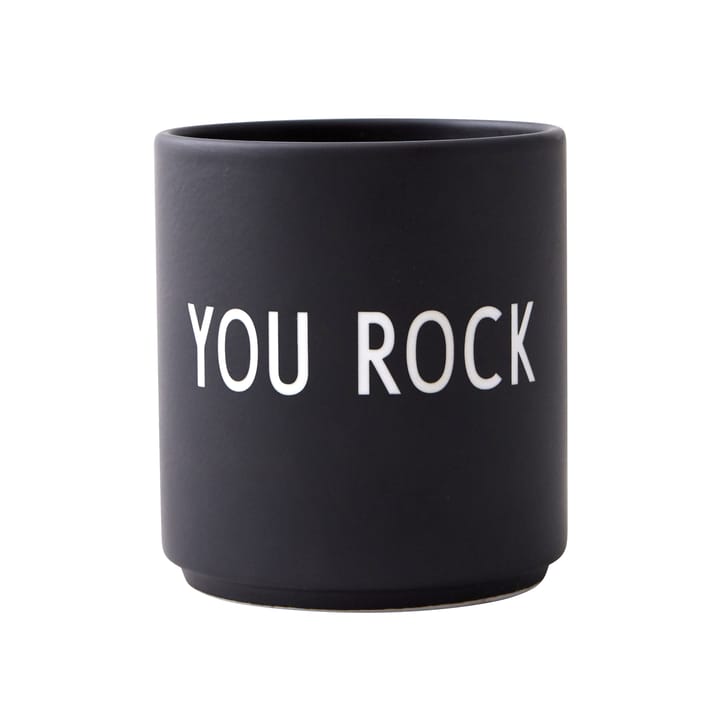 Tasse favorite Design Letters 25 cl - You rock-black - Design Letters