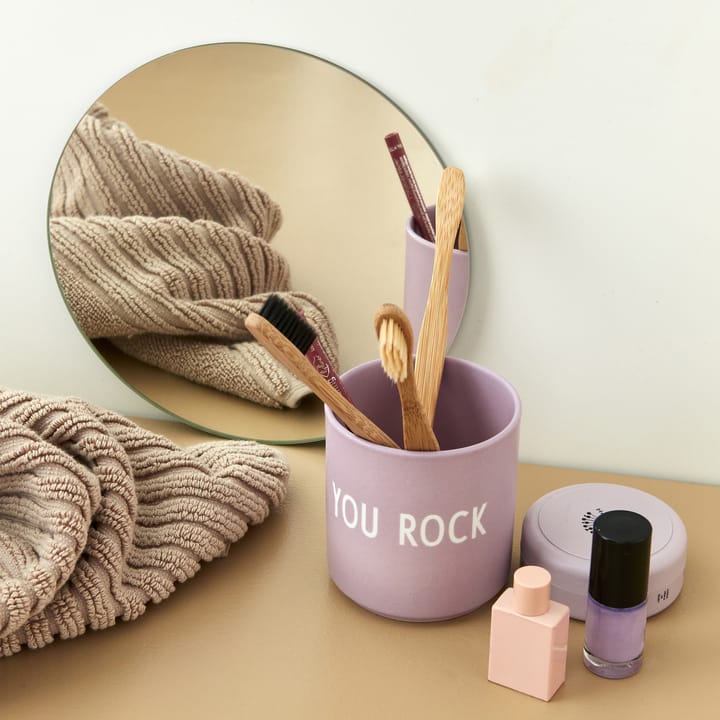 Tasse favorite Design Letters 25 cl, You rock-lavender Design Letters