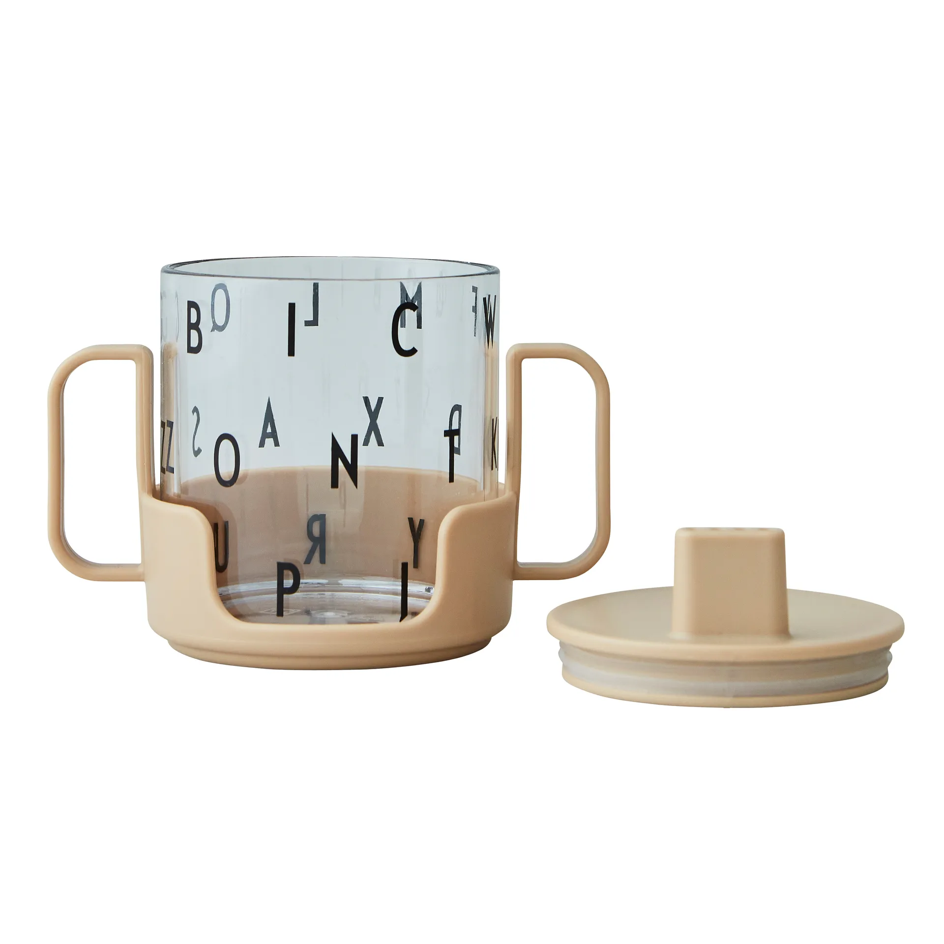 Tasse Grow with your cup, Beige Design Letters