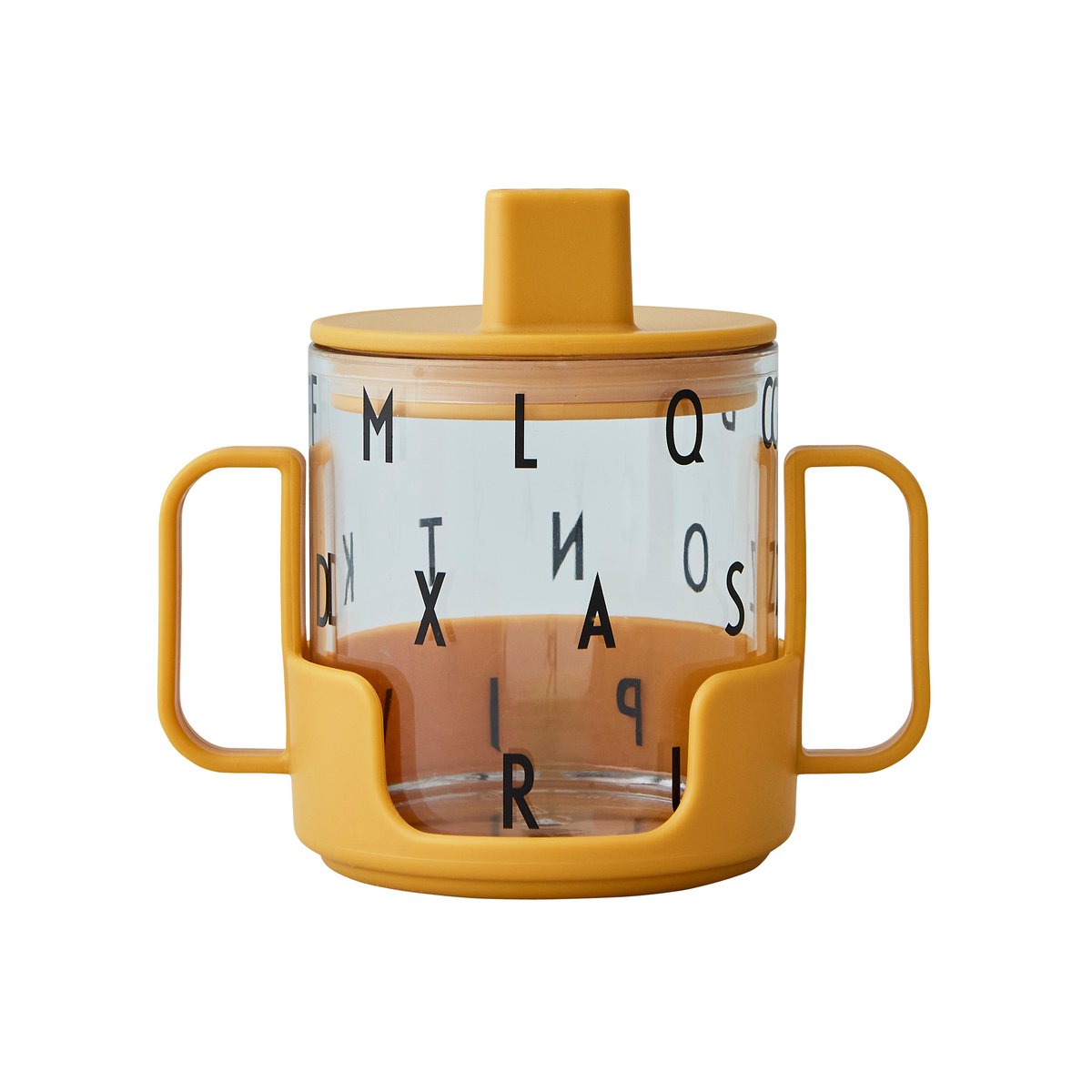 design letters tasse grow with your cup mustard
