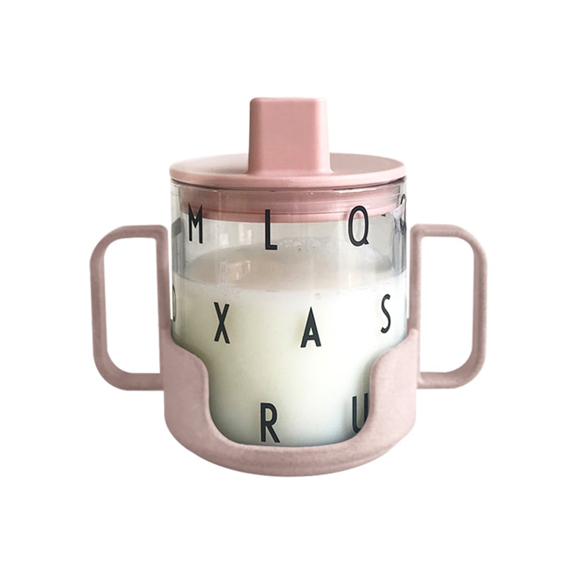 Design Letters Tasse Grow with your cup Nude | Design Scandinave | Vaisselle pour enfants | Rose