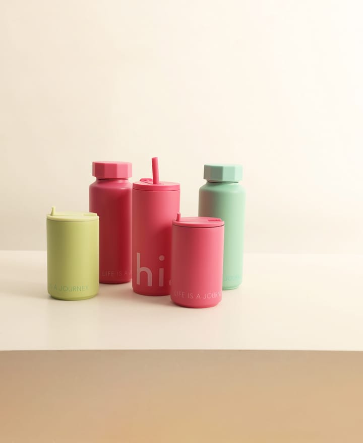 Tasse isotherme Design Letters, Green pale Design Letters