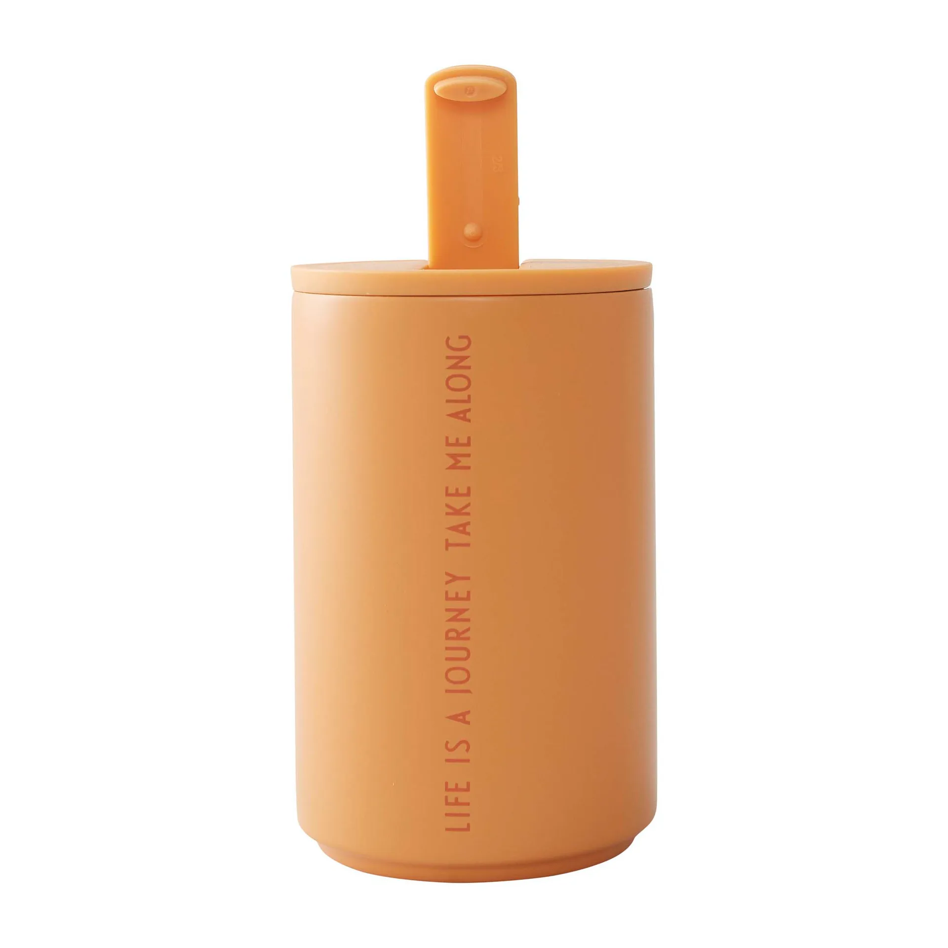 Tasse isotherme Design Letters, Life-orange Design Letters