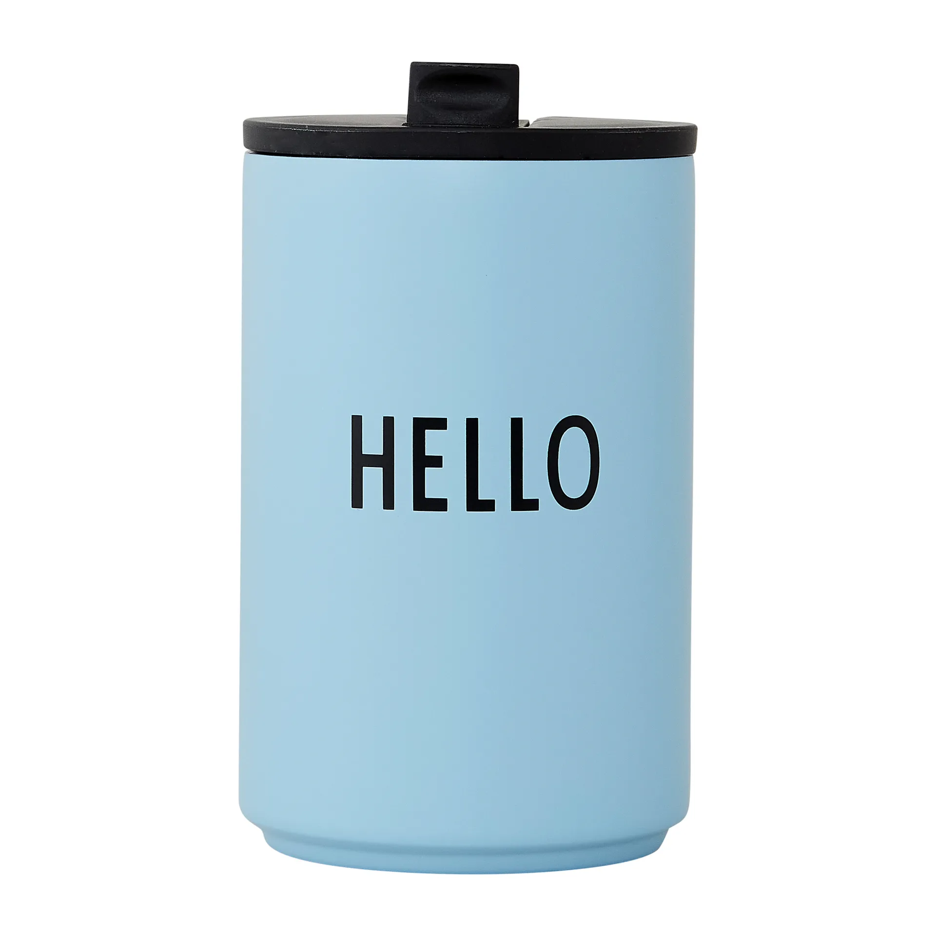 Tasse isotherme Design Letters, Light blue-hello Design Letters